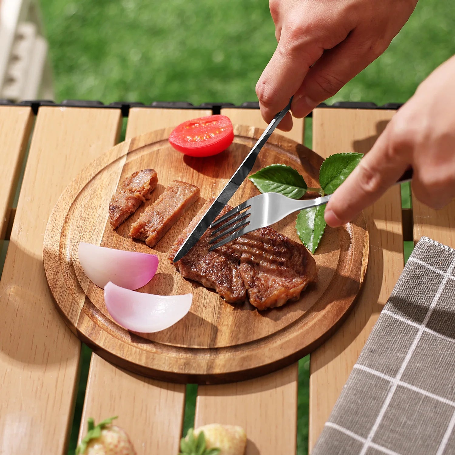 Planches À Découper Rond Avec Rainure