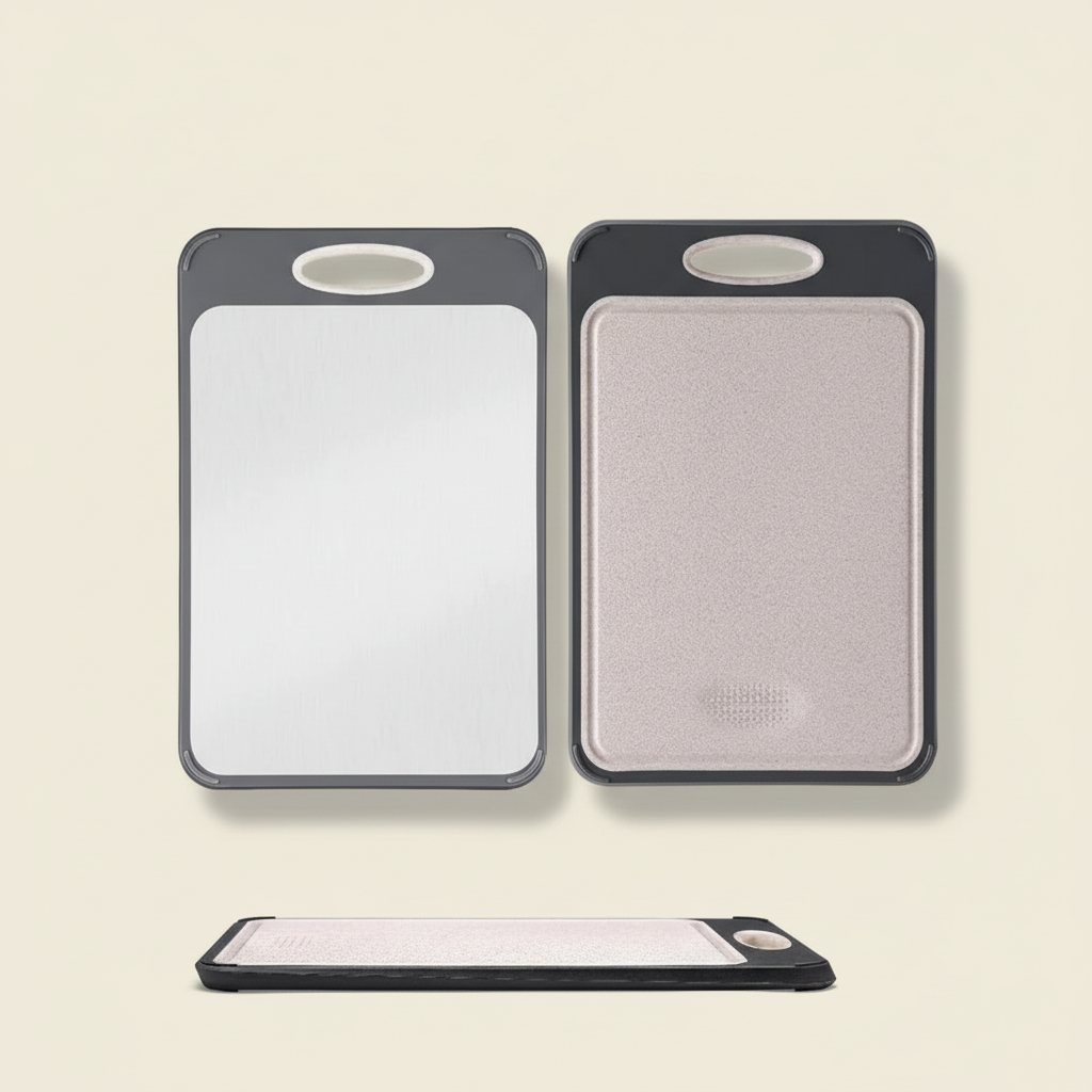 Planche À Découper Inox Double Face