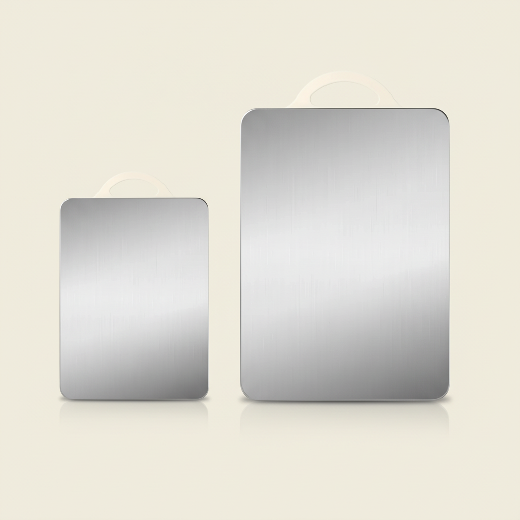 Planche À Découper Lisse Acier Inox