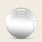 Planche À Découper Ronde Acier Inox