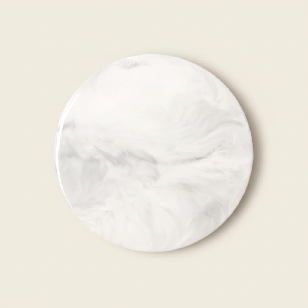 Planche À Découper Marbre Ronde Et Hexagonal